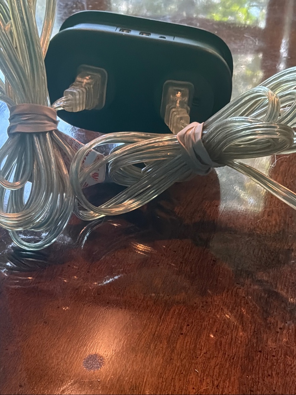 Frosted Aqua Glass Jar Table Lamps with Neutral Linen Shades beautiful!!! - Picture 3 of 7